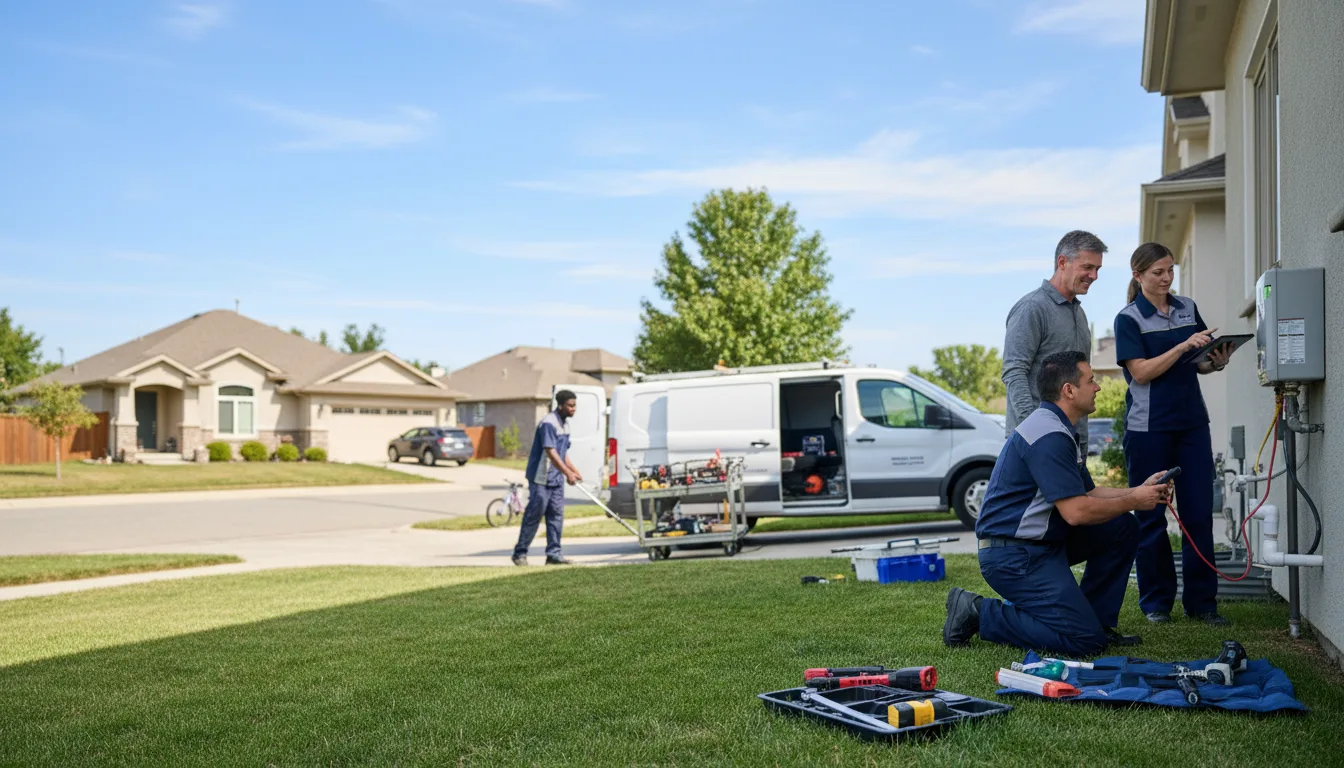 Tankless water heater service in Oden, MI